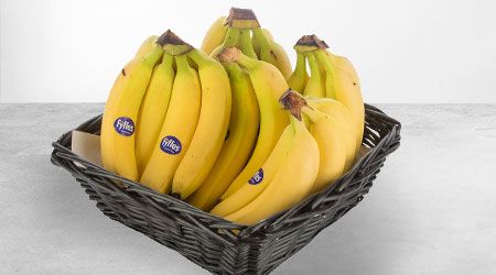 Frugtkurv med bananer